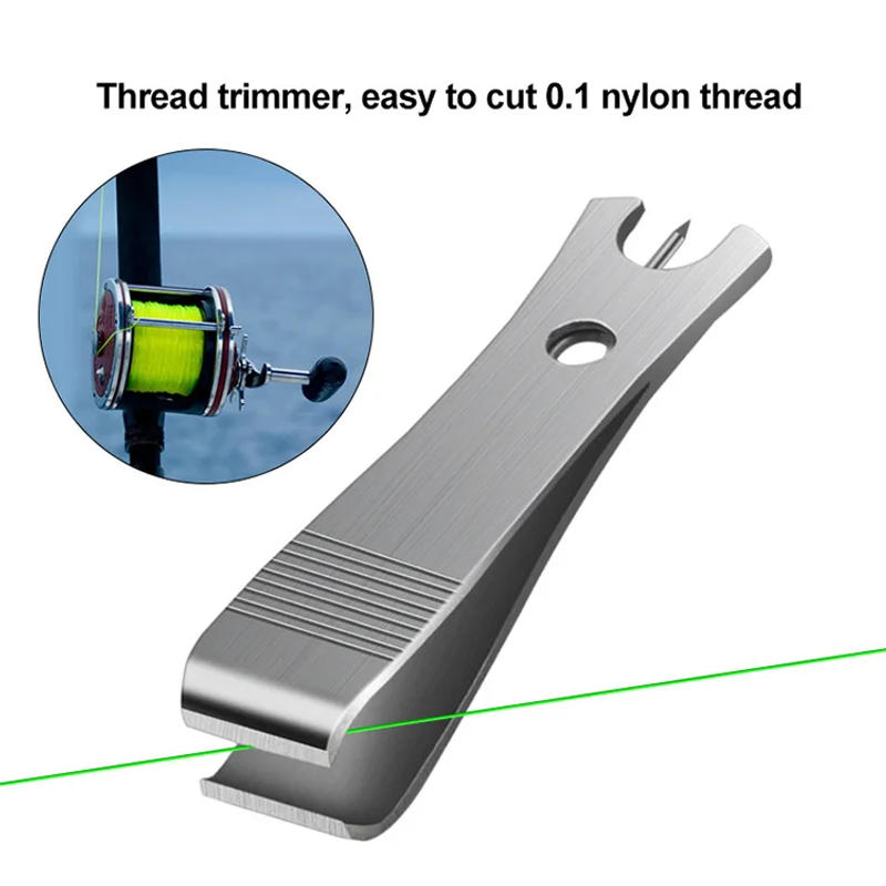 Description Picture 3 of itemFishing Line Cutter Nipper Stainless Steel Multifunctional Fishing Loop Opener Plier Gadget Multi-purpose Scissors