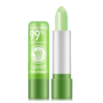 Wholesale  Natural Aloe Vera Matte Lipsticks Color Changing Lipstick Tubes Lip Moisturizer Waterproof Lip Blam