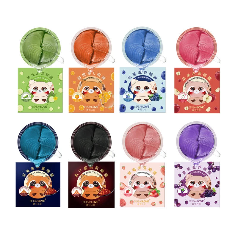 Description Picture 2 of item120pcs Crystal Collagen Eye Mask Anti Wrinkle Remove Dark Circle Moisturizing Eye Patches Eyes Masks Korean Skin Care Products