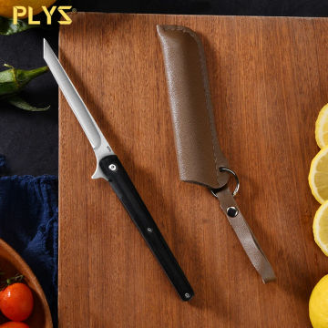 PLYS-New Stainless Steel Folding Fruit Knife Outdoor Camping Knives Vegetable Fruit Peeling Knives Pocket Knife Kitchen Accessor
