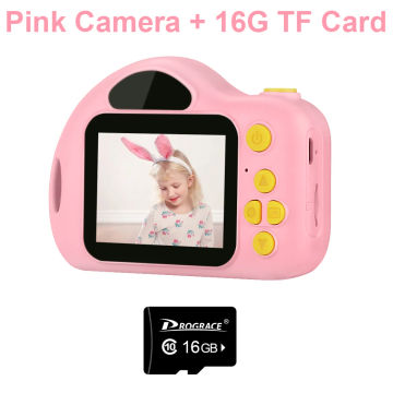 Prograce Kid Digital Camera Video Recorder Children Toy Camera Photo for Girl Toys Camera for Child Christmas Gift Video Camera