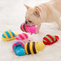 Dog Toy Pet Dog Plush Toy Sounding Toys Teeth-resistant Dog Toy Love Slippers Pet Supplies Dog Toys for Small Dogs  Pet Toys
