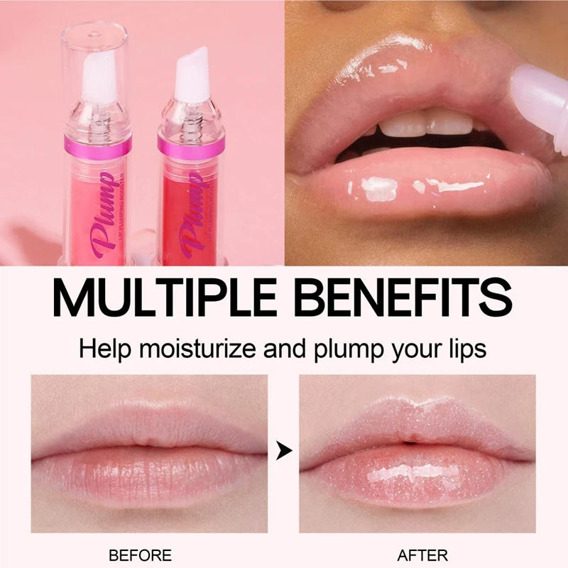 Description Picture 4 of itemHANDAIYAN 6 Colors Infused Chili Extract Liquid Lipstick Waterproof Long Lasting Nourishing Plumping Booster Lip Gloss Makeup