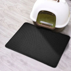 Waterproof EVA  Cat Litter Box Mat Non-slip Sand Cat Pad Washable Bed Mat Clean Pad Matunder