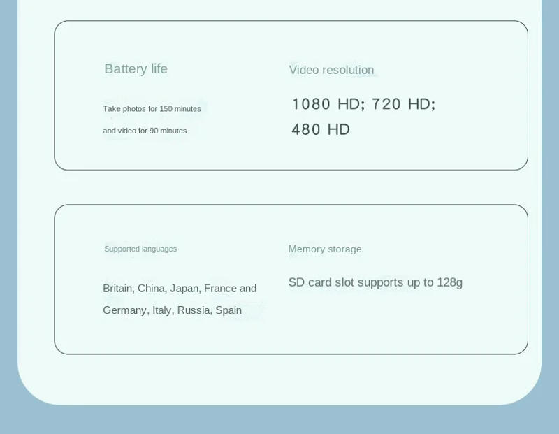 Description Picture 5 of item44MP Digital Camera 2.7K 2.8inch IPS Screen 16X Zoom Face Detection Vlogging Camera for Photography Beginners Kids