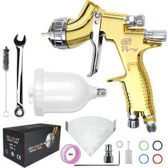 Professional Spray Gun GTI Pro High Quality Car Paint Spray Gun 1.3mm Nozzle Water Based Air Spray Gun Pneumatic Airbrush Tool