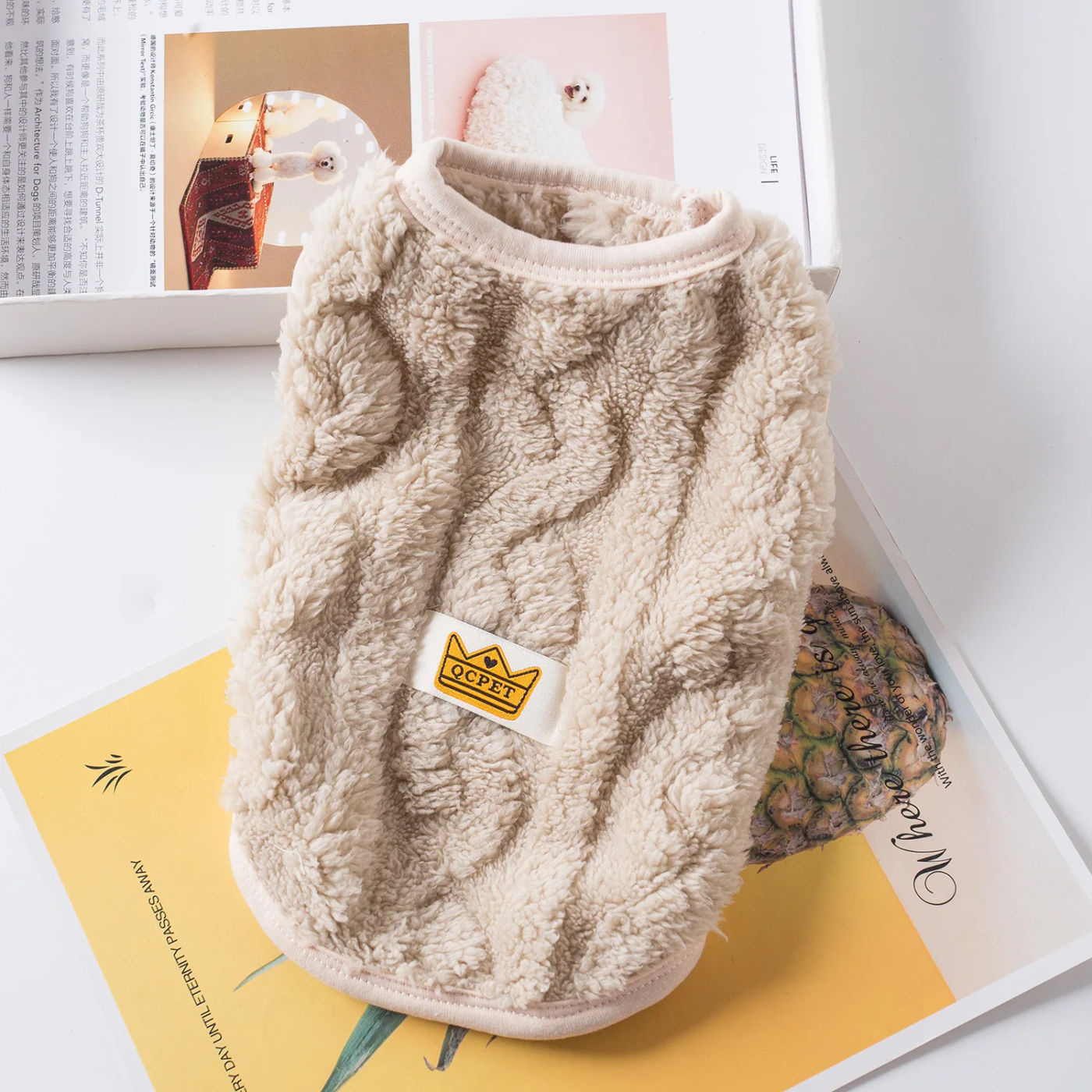 Description Picture 5 of itemSoft Cozy Cat Clothes Winter Warm Fleece Costume Autumn Sphynx Vest Sweater for Small Dog Pullover Kitten Pet Jacket Coat Outfit