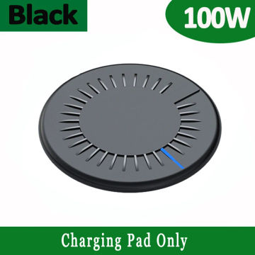 New Desktop Wireless Charging Mobile Phone Wireless Charger Pad for iPhone Samsung Xiaomi Android round Ultra-Thin Fast Charging