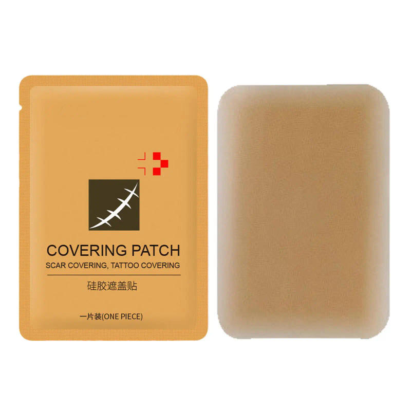 Description Picture 2 of item1PC Skin Invisible Concealer Sticker Tattoo Scar Cover Waterproof Silicone Flaw Tape Simulation Skin Birthmark Temporary Patch