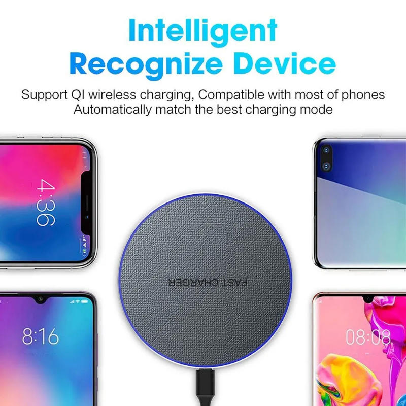 Description Picture 4 of item15W Wireless Charger For iPhone 14 13 12 11 Pro XS X XR 8 Induction Type C Fast Charging Pad for Samsung S22 S21