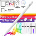 For Apple iPad Pencil 2 Stylus Pen iPad Pro 11 12.9 2021 2022 10.2 7th 8th 9th 10th Gen mini 5 6 Air 3 4 5 10.9 Tilt Pressure