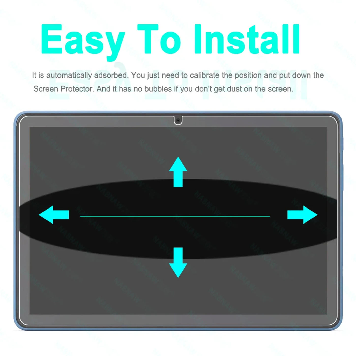Description Picture 6 of item2 Pieces HD Scratch Proof Screen Protector Tempered Glass For All-new Amazon Fire HD 10 2023 10.1-inch Tablet Protective Film