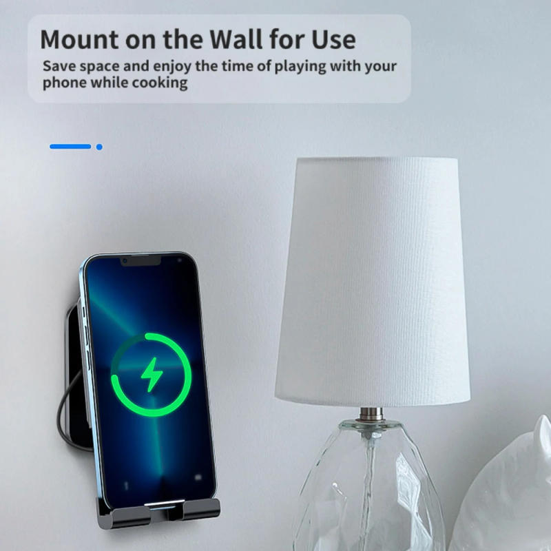Description Picture 6 of itemTelescopic Wall Mounted Wireless Chargers for Samsung S23 Ultra/iPhone 15/14 Adjustable Phone Holder 15W Wireless Wall Charging