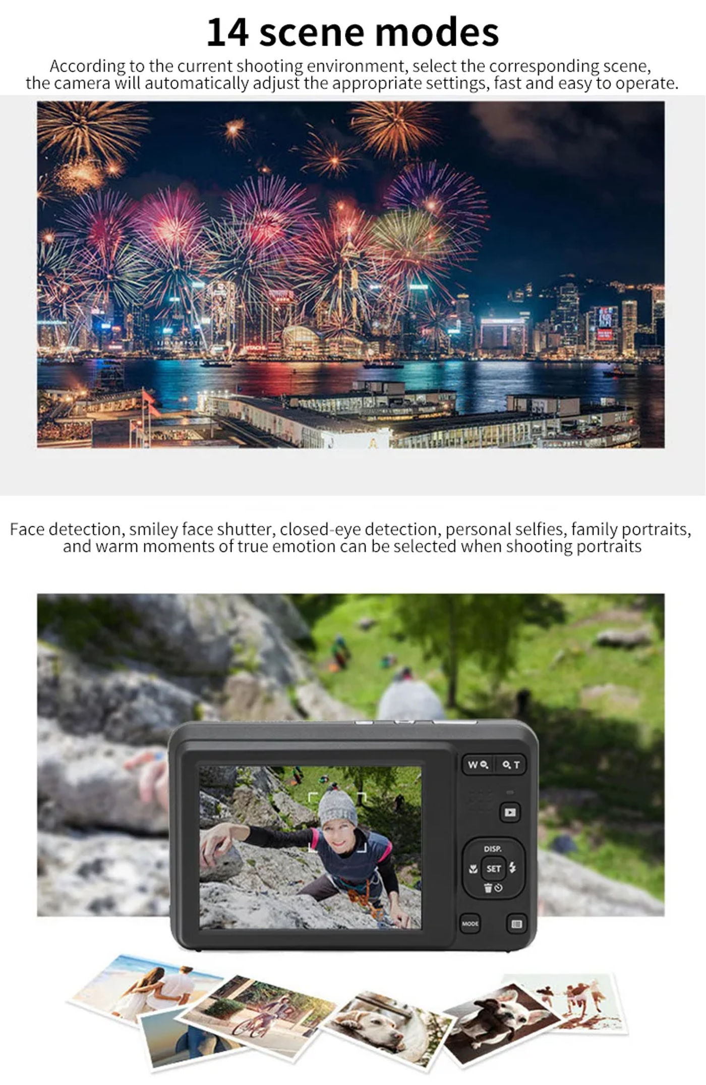 Description Picture 3 of itemKODAK PIXPRO FZ55-RD 16MP Digital Camera 5X Optical Zoom 28mm Wide Angle 1080P Full HD Video 2.7