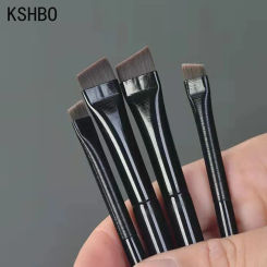 KSHBO New 2/4 Pieces/set Eyebrow Contour Brush Eyebrow Eyeliner Brush Portable Small Angle Eyebrow Brush Female Makeup Tool