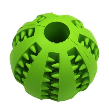 Dog Ball Toy Interactive Rubber Balls Pet Dog Cat Puppy Chew Toys Ball Teeth Chew Toys Tooth Cleaning Balls Food