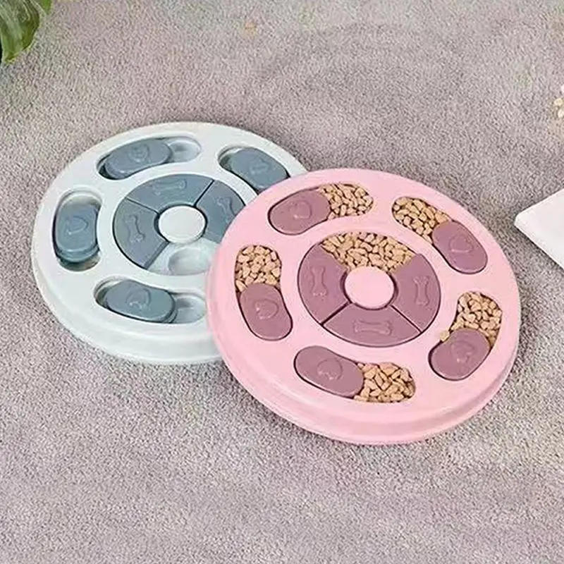 Description Picture 3 of itemDog Puzzle Toys Feeding Bowl Slow Feeder Plate Food Dispenser Interactive Training Games Increase IQ Mental Enrichment