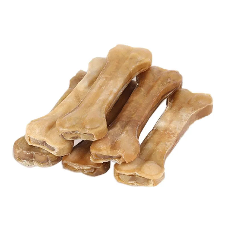 Description Picture 2 of itemNew Dog Bones Chews Toys Supplies Leather Cowhide Bone Molar Teeth Clean Stick Food Treats Dogs Bones for Puppy Accessories