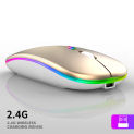 2.4G Wireless Mouse RGB Rechargeable Mice Wireless Computer Mause LED Backlit Ergonomic Gaming Mouse for Laptop PC