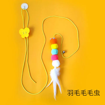 New Cat Toy Funny Self-hey Hanging Door Automatic Scratch Rope Cat Stick Eagle Cat Interactive Cat Automatic Toy Supplies