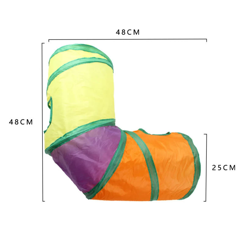 Description Picture 3 of itemFunny Cat Tunnels Foldable Pet Cat Toys Kitty Pet Training Interactive Toys Spliced Tunnel Puppy Kitten Tunnel Tube Pet Supplies