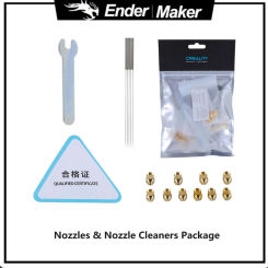 CREALITY Nozzle Cleaners Package Tool Repair 3D Printer Accesoires Nozzles 0.3/0.4/0.5/1.2mm Needie Cleaner Open-end Wrench