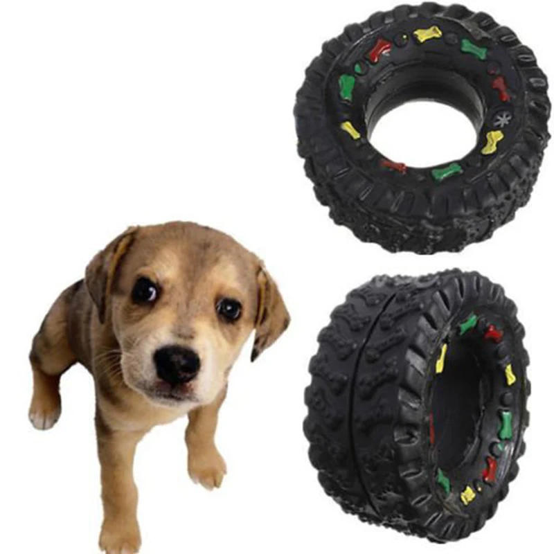 Description Picture 3 of itemBite Resistang Pet Chew Dog Toy Squeaker Rubber Tires Puppy Toys for Small Dogs Products for Pets Dog Stuff honden speeltjes