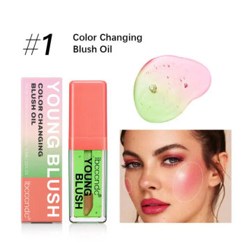 Liquid Blush Oil Natural Lasting Tinted/Color Change Moisturizing Smooth Delicate Face Rouge Cream Brighten Modify Contour Tone