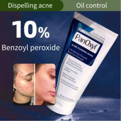 PanOxyl Acne Foaming Wash Benzoyl Peroxide 10%/4% Maximum Strength Facial Antimicrobial Cleanse and Unclog Pores Deep Skin Care