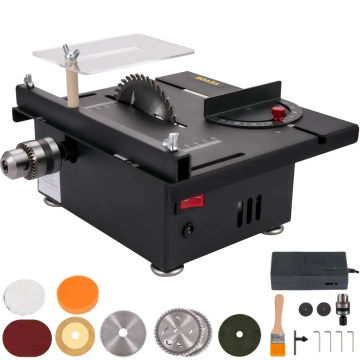VEVOR Mini Table Saw, 96W,for Woodworking, 0-90 Angle Cutting Portable DIY Saw, 1.57in Cutting Depth Mini Precision Table Saw