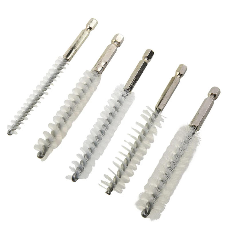 Description Picture 6 of item1pc Wire Tube Machinery Cleaning Brush Machinery Paint Remover Rust Cleaner Metal Handle Chimney Washing Polishing Tools 8-19mm