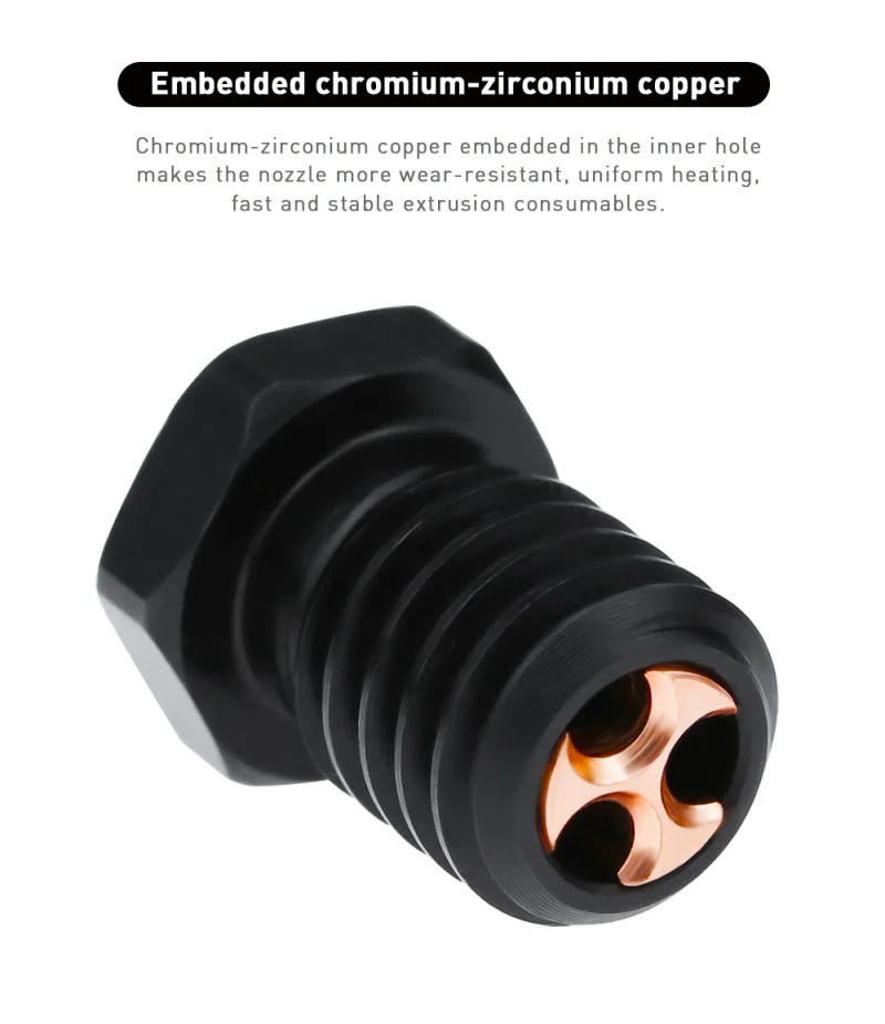 Description Picture 4 of item1/2PC Thermistor & Ceramic Heating Plate For Bambu Lab X1/X1-Carbon 3D Printer Hotend Heater Cartridge 24V 48W