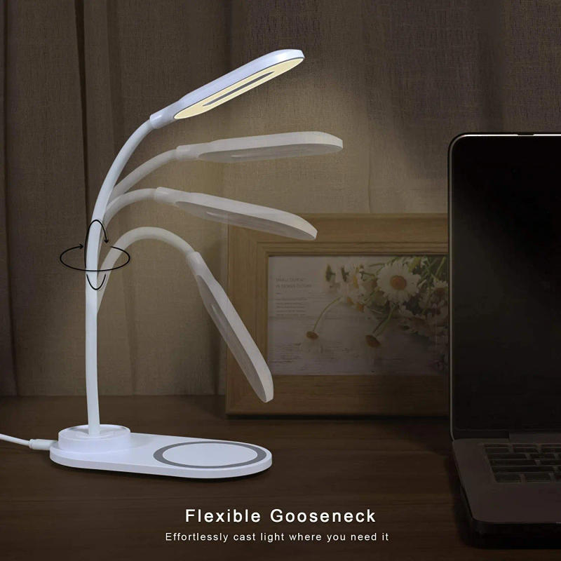 Description Picture 4 of item50W Wireless Charging LED Table Lamp For Samsung S20/S10/Note10 Fast Wireless Charger For iPhone 12 11Pro/Xr/Xs/8 Adjustable