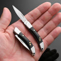 NEW Portable Mini Knife Disassembly Quick Knife Stainless Steel Wooden Handle Knife Pocket Folding Knife Camping Survival Tool