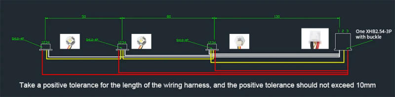 Description Picture 4 of itemFYSETC Voron StealthBurner LED Kit NeoPexill RGBW Mini Button PCB Leds PTFE Wiring Harness For Voron2.4 Trident 3D Printer Parts