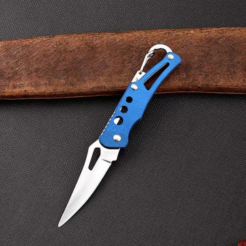 NEW Outdoor Stainless Steel Blade Knife Outdoor Camping Self Defense Emergency Survival Knife Tool Folding Portable Keyknife