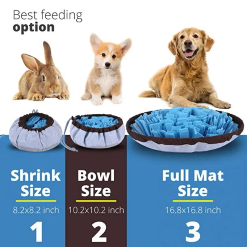 Description Picture 5 of itemDog Training Feeding Mat Slow Feeder for Dogs Engage Dog's Mind with Slow Eating Sniff Mat Interactive Enrichment Toys Boost