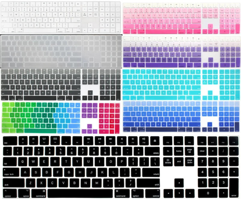 Description Picture 2 of itemFor Apple Magic Keyboard A1843 with Numeric Pad US English Version keyboard Skin Cover Mult