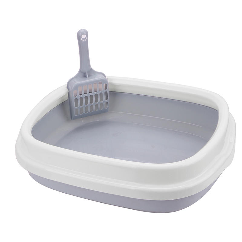 Description Picture 5 of item1 Set Pet Toilet Bedpan Excrement Training Sand Litter Box Cat Dog Tray with Scoop Anti-Splash Dog Toilet Cat Litter Box