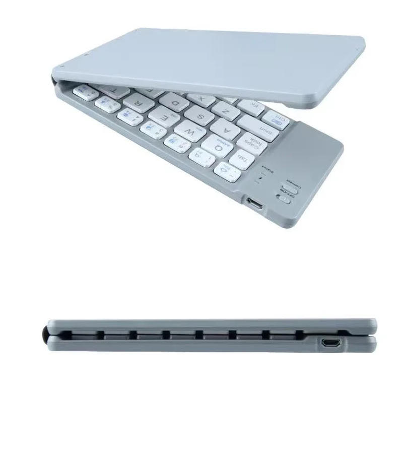Description Picture 3 of itemPortable Bluetooth Wireless Keyboard Two-fold Keyboard Mini Tri-system Universal Keyboard For Iphone Android Foldable Keyboard