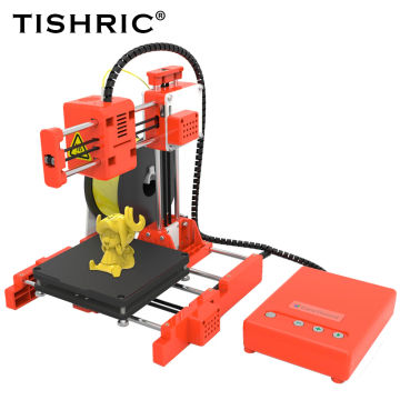 TISHRIC 3D Printer X1 Mini Entry Level 3D Printing  Kit One Key Quiet Pinting  Full Metal Frame High Precision Children's DIY