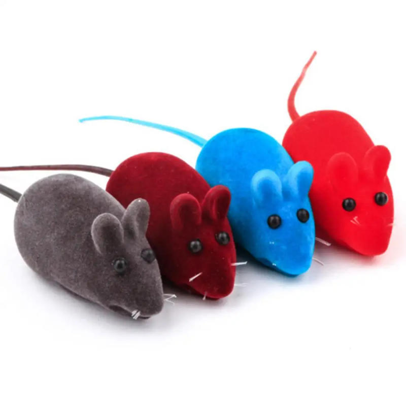 Description Picture 5 of itemFunny Rabbit Fur False Mouse Pet Toys Mini Funny Playing Toys For Cats Kitten Pet Accessories