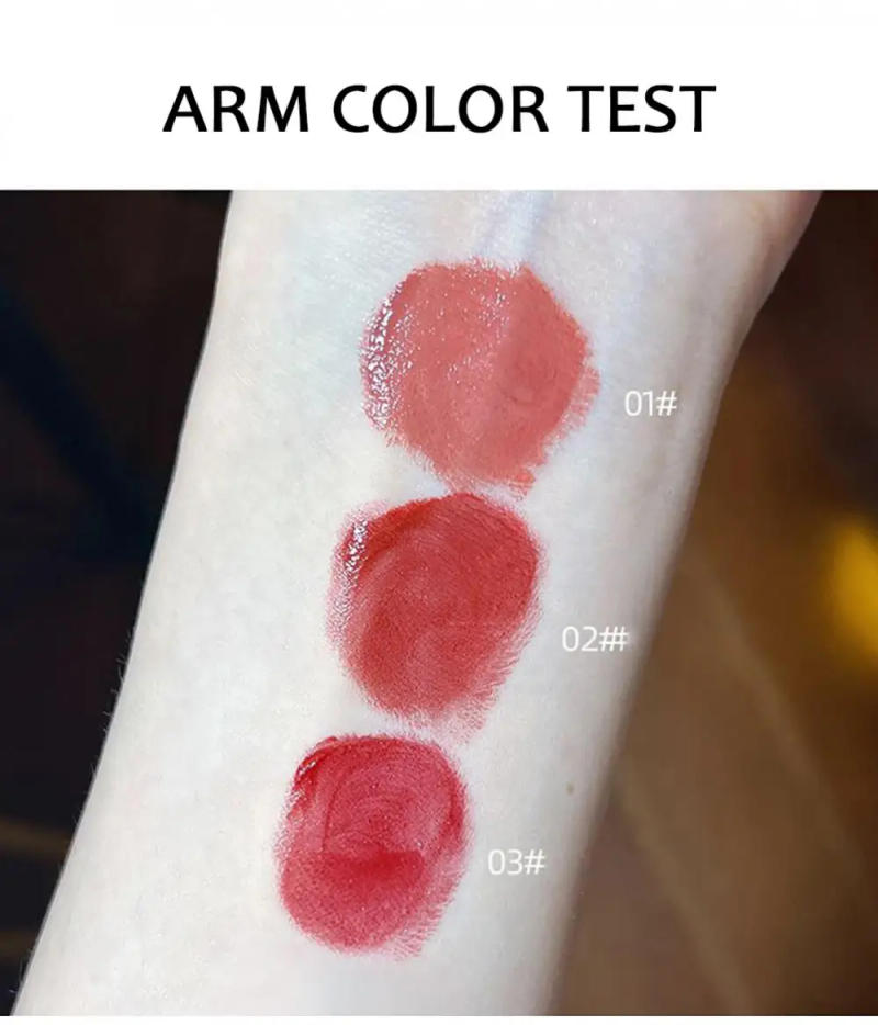 Description Picture 4 of itemRed Lip Tint Reduce Lip Lines Lip Glaze 3 Colors Beauty Products Showing Color Lipstick High Color Rendering Velvet Lipstick