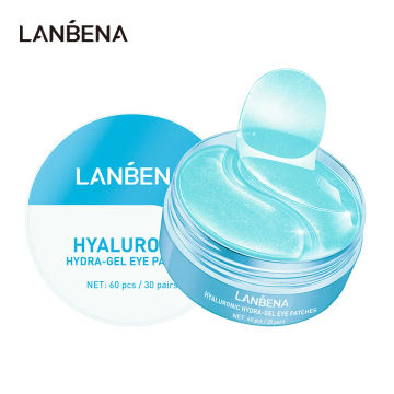 LANBENA Hyaluronic Acid  Eye Mask Collagen Gel  Eye Patch Facial Puffy Eyes Keep Moisturizing Anti Wrinkle Eye Skin Care 60Pcs