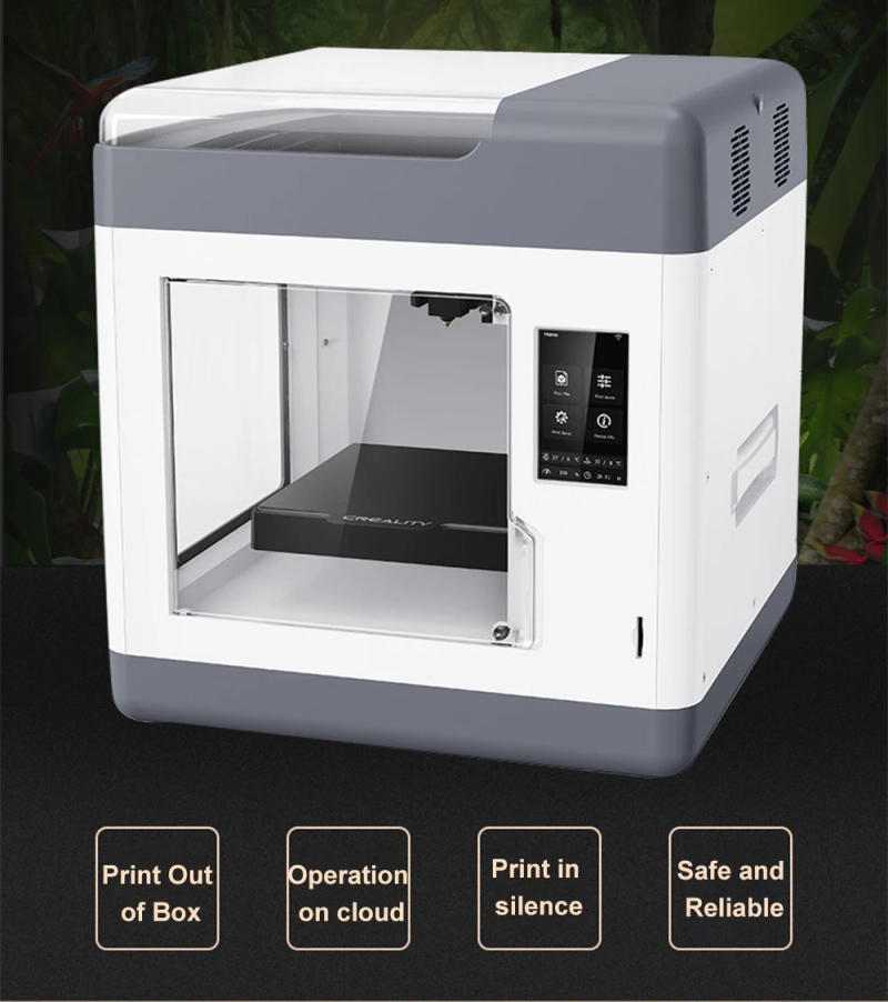 Description Picture 5 of item3D Printer Resume Power Off Printing FDM 3D Printer 4.3 inch Screen High Precision APP Control WiFi Cloud Printing 3D Printers