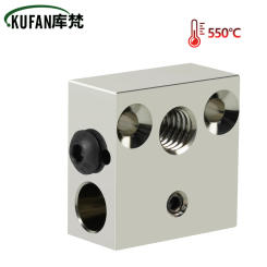 3D Printer CR10 Heated Block Titanium Alloy Heat Block Copper Plating For Ender 3 CR-10 Hotend 3D Printer
