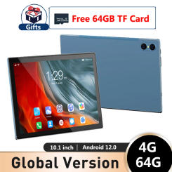 2023 New Upgrade 10.1 Inch 4G+64GB Tablet+Free 64GB TF Card Andriod 12.0 Tablet Pc Dual SIM 4G Phone WIFI Tablet Pad Tablet