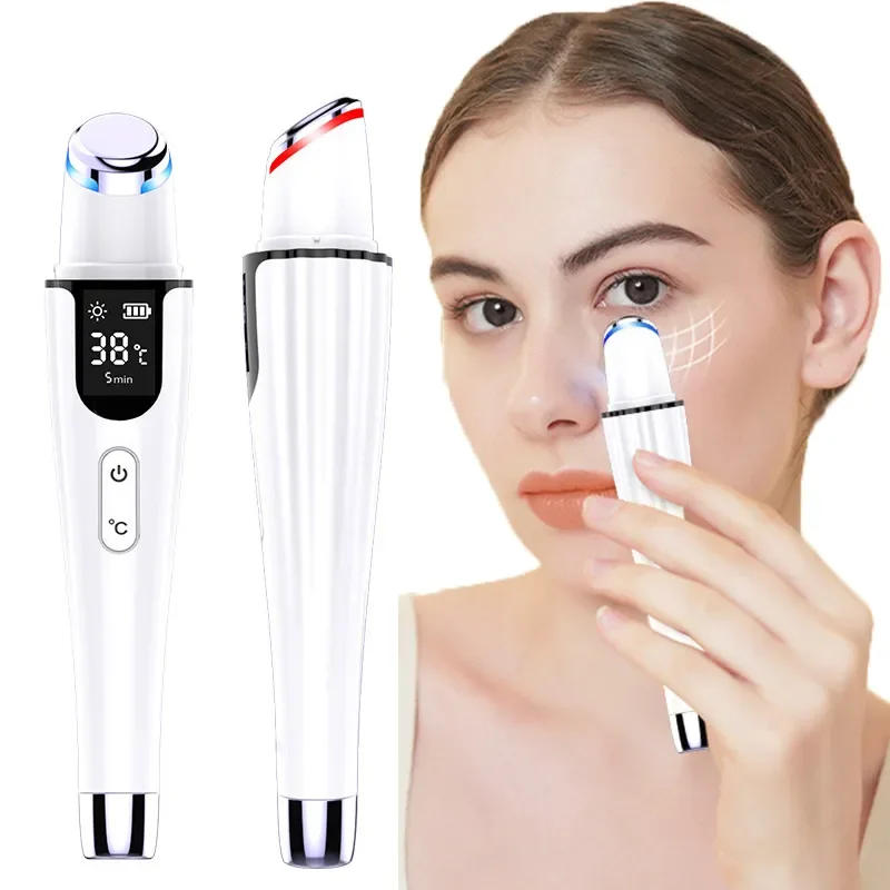 Description Picture 2 of itemElectric Eye Beauty Instrument Photon Therapy Skin Rejuvenation Vibration Heating Remove Wrinkle Facial Lifting Eye Massage Tool