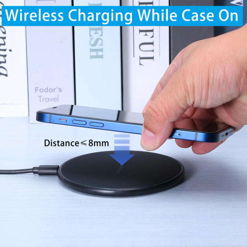 Description Picture 4 of item30W Wireless Charger Pad for iPhone 14 13 12 11 Pro Max X Samsung Xiaomi Phone Chargers Induction Fast Charging Dock Station