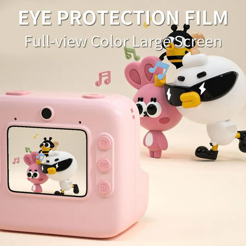 Description Picture 3 of itemChildren Instant Camera Hd 1080p Video Photo Digital Print Cameras Dual Lens Slr Photography Toys Birthday Gift With Print Paper